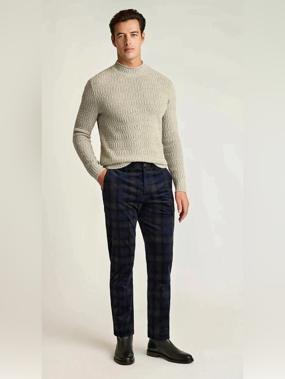Bonobos Slim Reveler Chino Plaid Waist 35/34